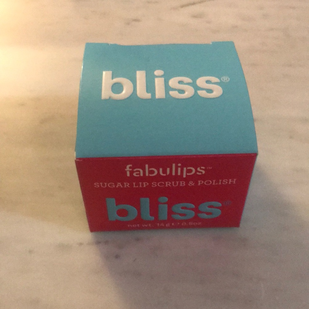 NEW - Bliss Lip Scrub & Polish, Sugar, Fabulips